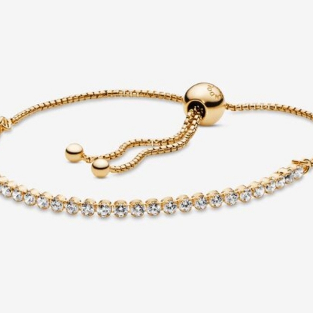 PANDORA  Sparkling slider tennis bracelet
